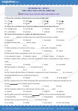 Đề số 4 - Đề thi cuối học kì 2 - Tiếng Anh 11 mới